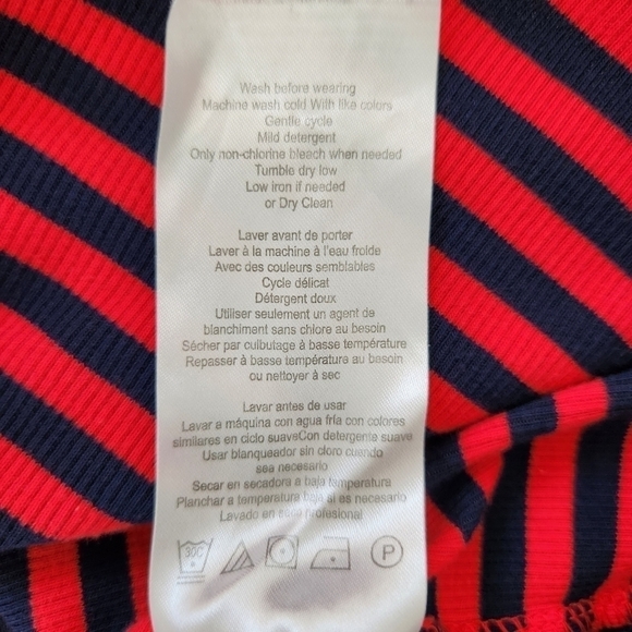 Motherhood maternity striped dress size xsmall. Good preowned condition. - Picture 6 of 6